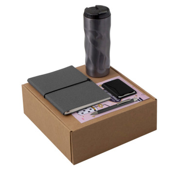 Подарочный набор "Firm", серый