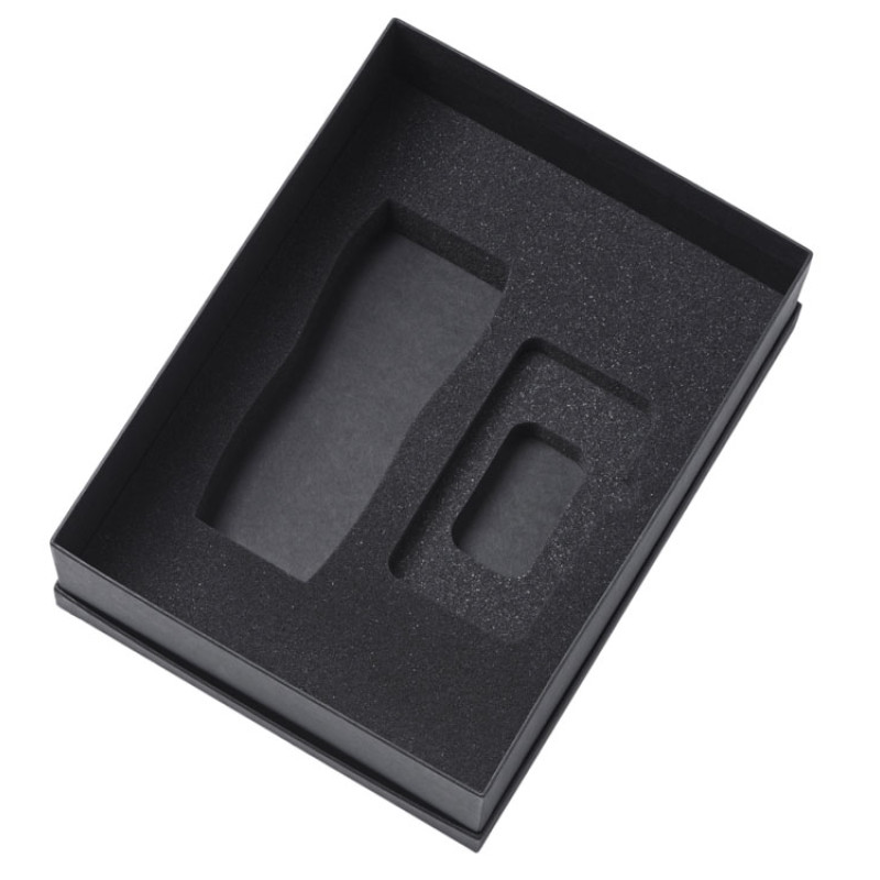 Подарочный набор c вакуумной термокружкой и повербанком С2, серый