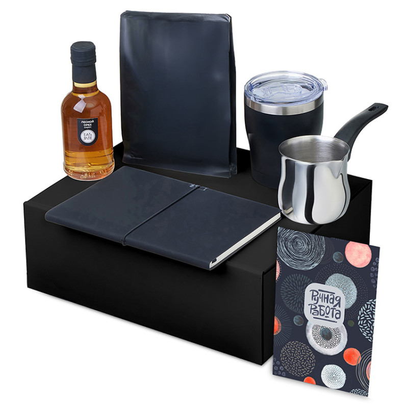 Подарочный набор «Re:y. Routine» с туркой, термокружкой и кофе