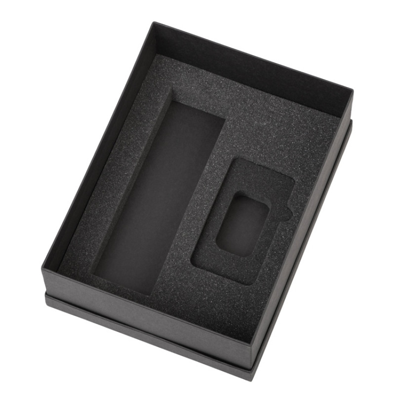 Подарочный набор с термосом и повербанком С2, фиолетовый