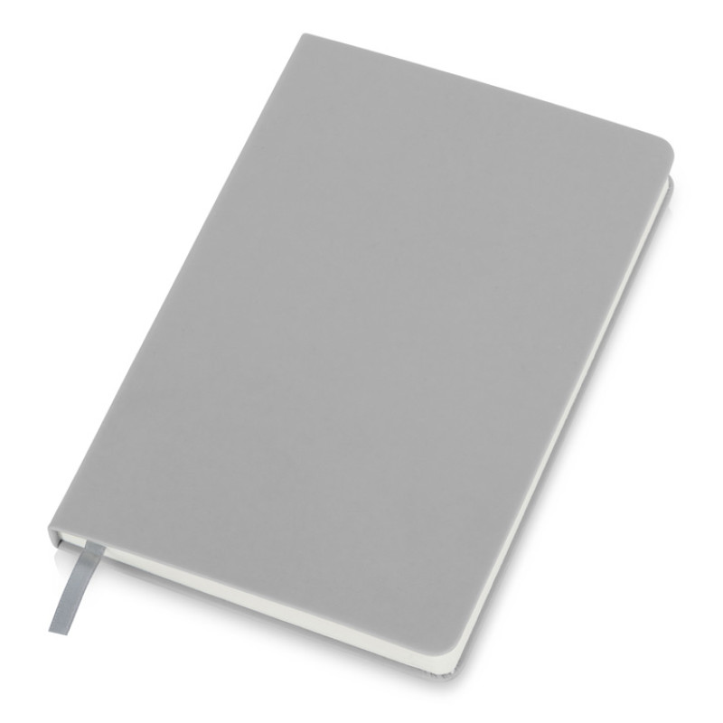 Подарочный набор c блокнотом С2, ручкой и повербанком 5000 mAh, серый