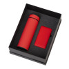 Подарочный набор с термосом и повербанком С2, красный