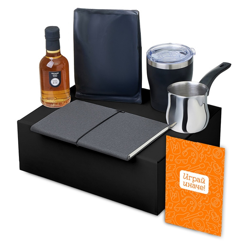 Подарочный набор «Re:y. Routine» с туркой, термокружкой и кофе