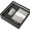Подарочный набор c блокнотом C1, ручкой и кружкой, серый