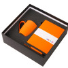 Подарочный набор c блокнотом C3, ручкой и кружкой, оранжевый