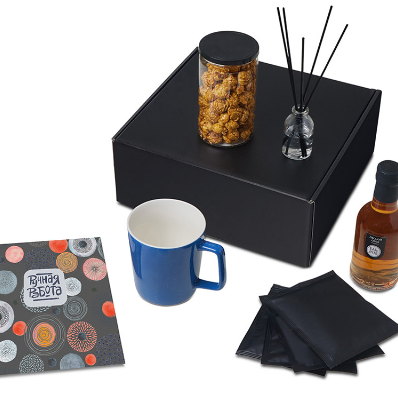 Подарочный набор «Re:y. Treat» с кружкой, сиропом и попкорном