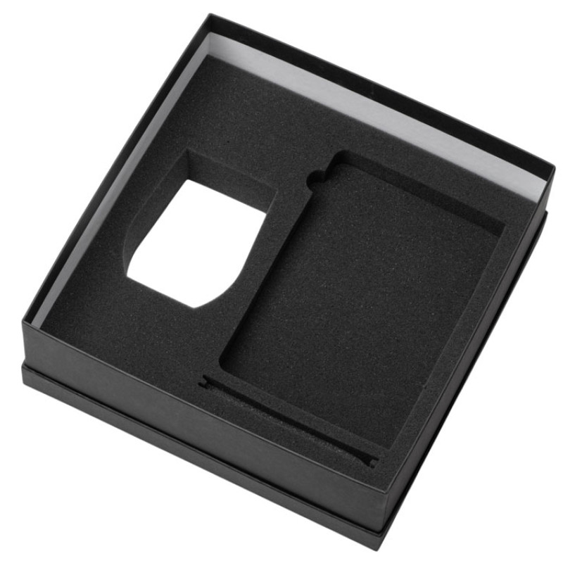 Подарочный набор c блокнотом C2, ручкой и термокружкой, зеленое яблоко