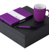 Подарочный набор с блокнотом С1, пластиковой ручкой и кружкой, фиолетовый
