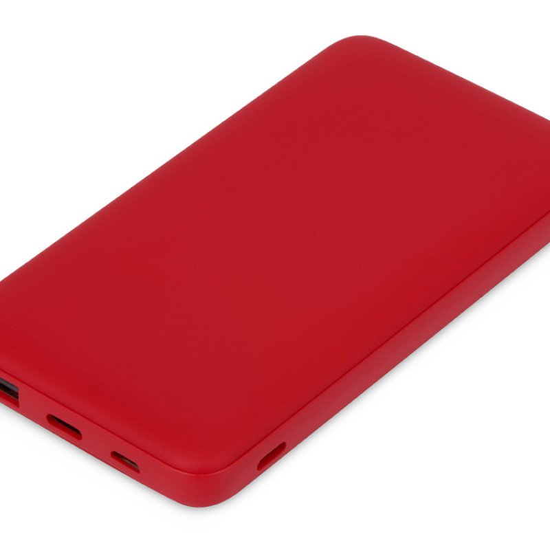Подарочный набор с бутылкой для воды и повербанком С2, 10000 mAh, красный Подарочный набор с бутылкой для воды и повербанком С2, 10000 mAh, красный