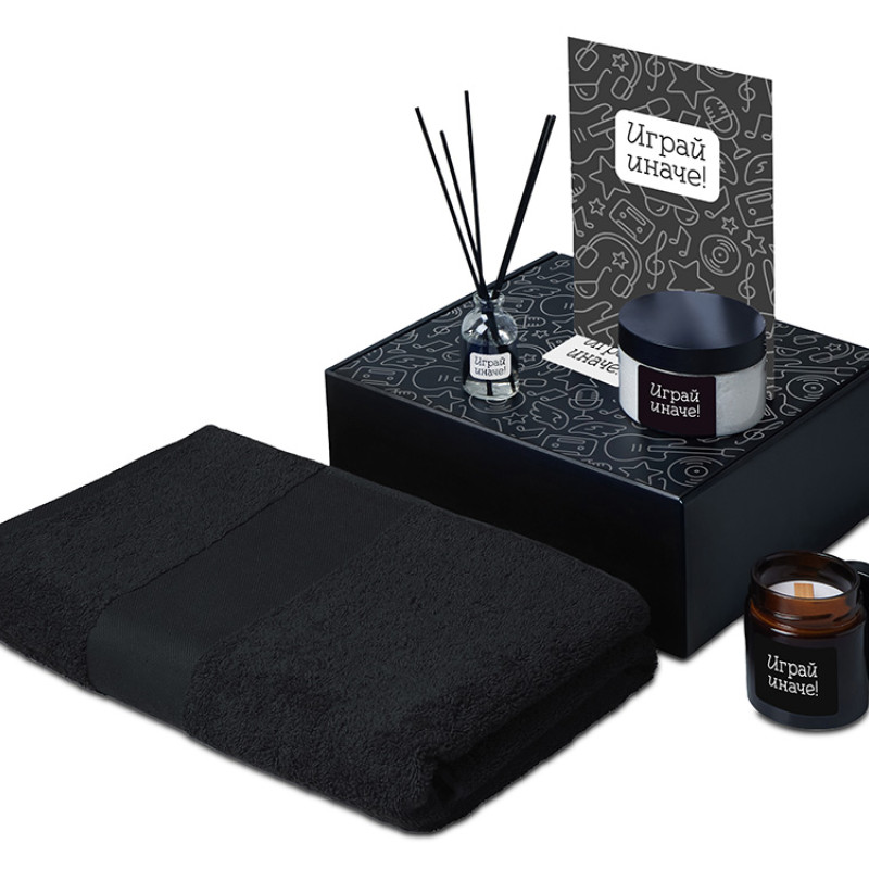 Подарочный набор «Re:y. Care» с полотенцем, солью для ванны и диффузором