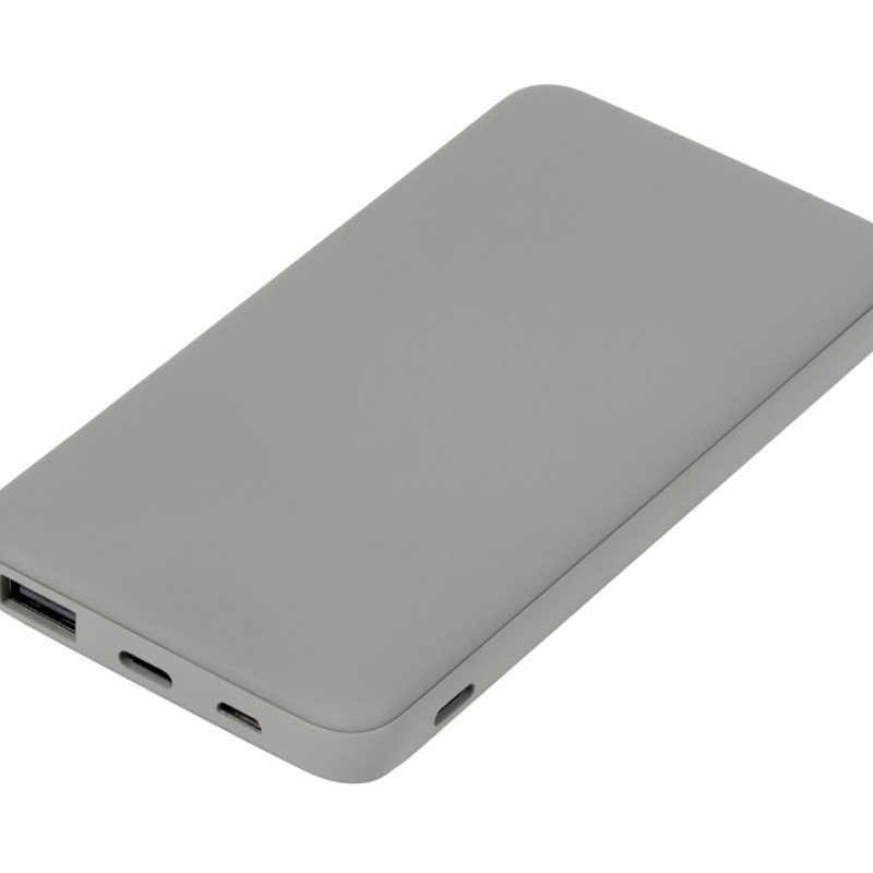Подарочный набор с бутылкой для воды и повербанком С2, 10000 mAh, серый Подарочный набор с бутылкой для воды и повербанком С2, 10000 mAh, серый