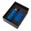 Подарочный набор с бутылкой для воды и повербанком С2, 10000 mAh, синий Подарочный набор с бутылкой для воды и повербанком С2, 10000 mAh, синий