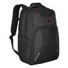 Рюкзак WENGER Cosmic 17", чёрный, переработанный ПЭТ/ПВХ/полиэстер, 34 x 23 x 49 см, 30 л