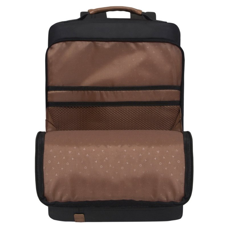 Рюкзак TORBER ВЕКТОР с отделением для ноутбука 15,6", черный, нейлон, 42 х 30 x 13 см