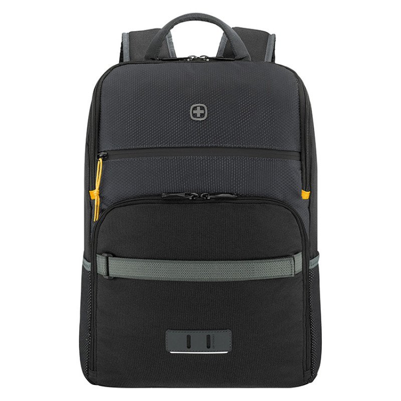 Рюкзак WENGER Move 16", чёрный, переработанный ПЭТ, 33 x 19 x 44 см, 22 л