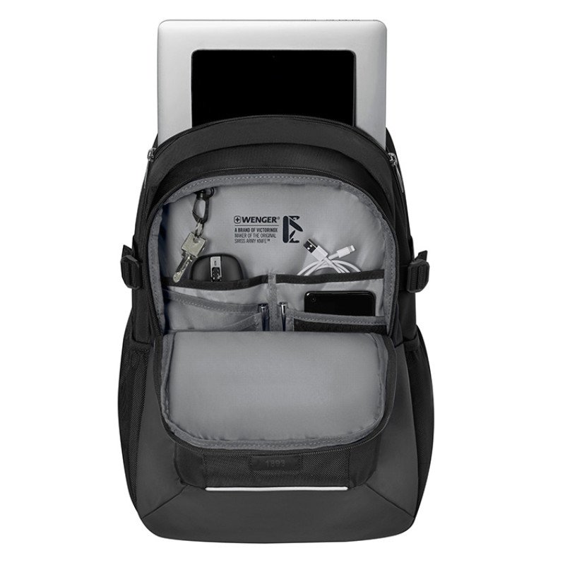 Рюкзак WENGER XE Ryde 16", черный, переработанный ПЭТ/Полиэстер, 33х22х47 см, 26 л. Рюкзак WENGER XE Ryde 16", черный, переработанный ПЭТ/Полиэстер, 33х22х47 см, 26 л.