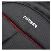 Рюкзак TORBER МЕГАПОЛИС с отделением для ноутбука 15", чёрный, полиэстер, 46 х 32 x 13 см