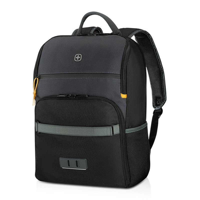 Рюкзак WENGER Move 16", чёрный, переработанный ПЭТ, 33 x 19 x 44 см, 22 л