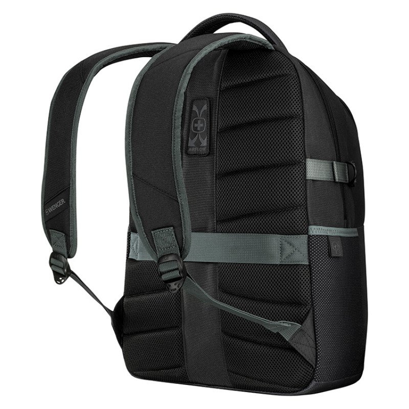 Рюкзак WENGER Ryde 16", черный, полиэстер, 32 x 21 x 47 см, 26 л