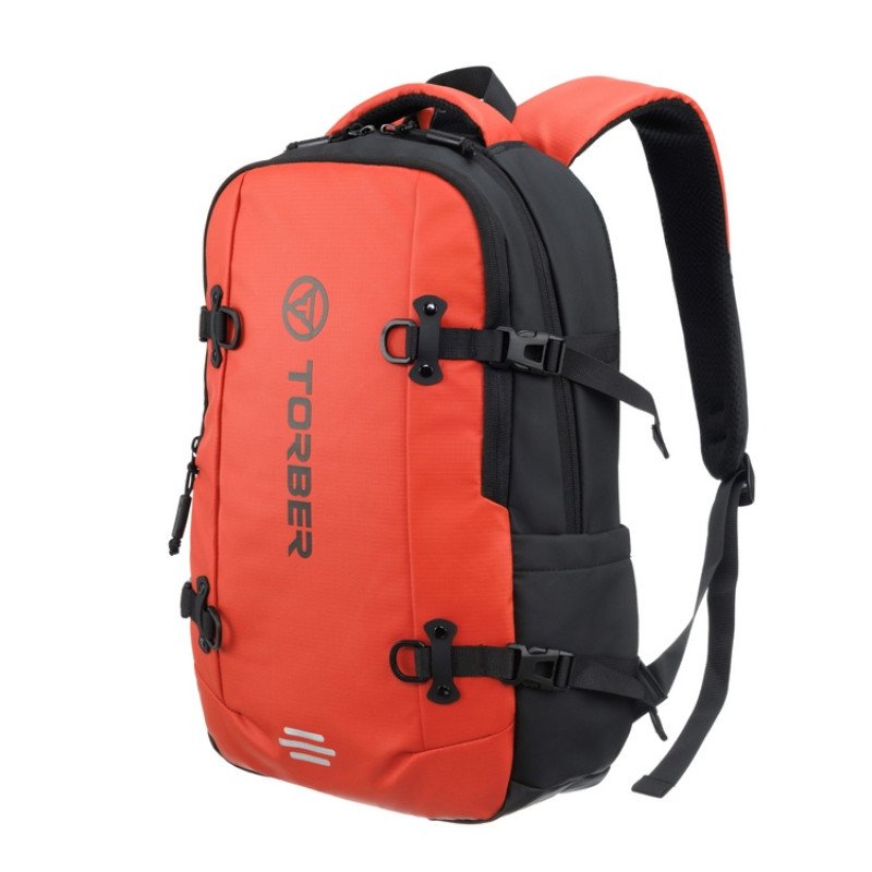 Рюкзак спортивный TORBER ЭКСТРИМ 18", оранжевый/чёрный, 31 х 12 х 46 см, 17л Рюкзак спортивный TORBER ЭКСТРИМ 18", оранжевый/чёрный, 31 х 12 х 46 см, 17л