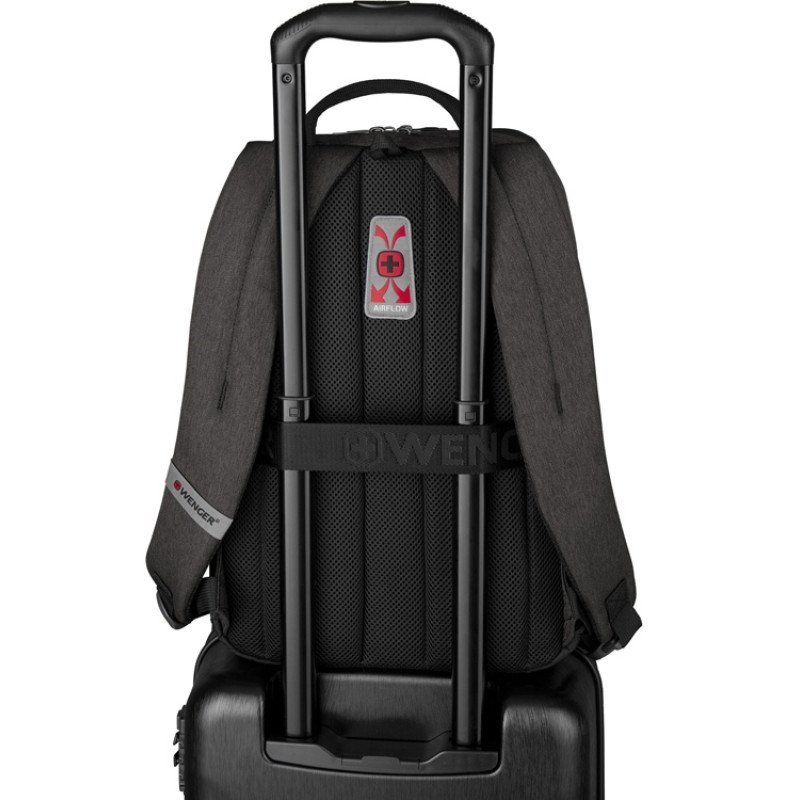 Рюкзак WENGER MX Reload 14", серый, 100% полиэстер, 28х18х42 см, 17 л
