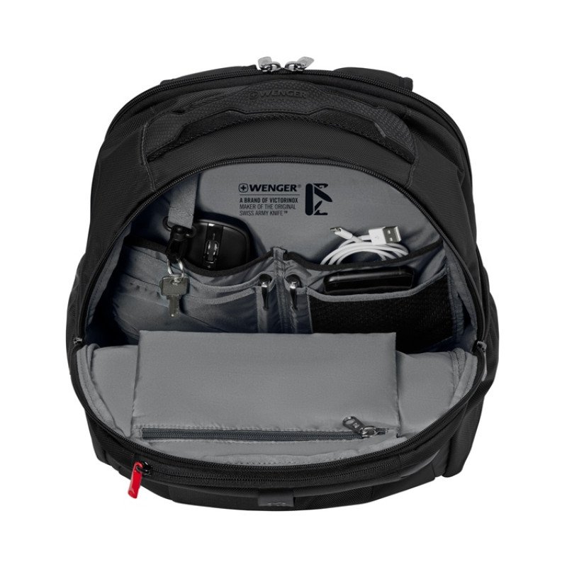 Рюкзак WENGER XE Professional 15.6", черный, переработанный ПЭТ/Полиэстер, 32х22х44 см, 23 л.