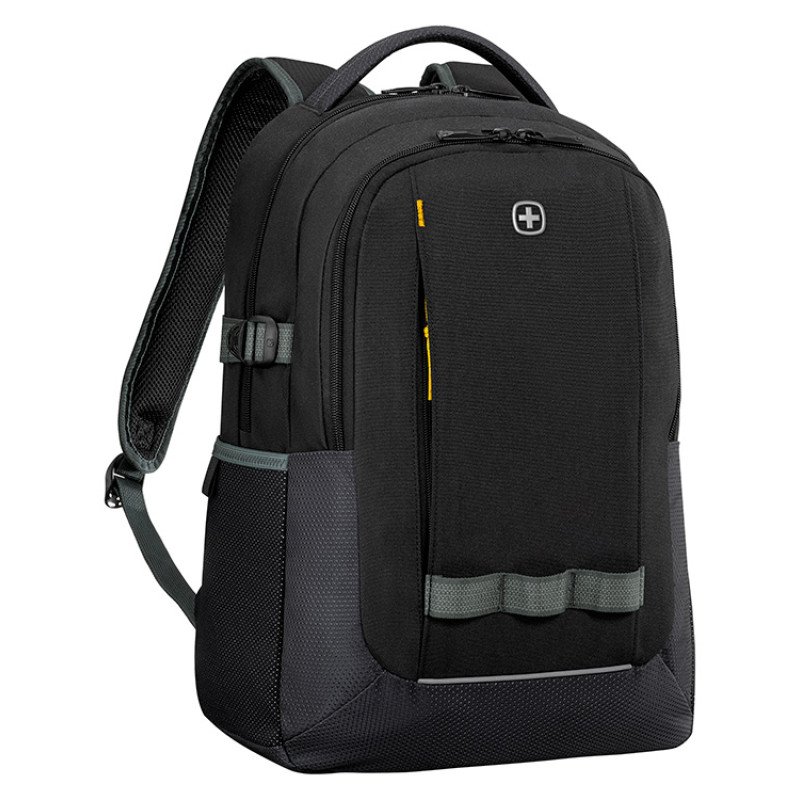 Рюкзак WENGER Ryde 16", черный, полиэстер, 32 x 21 x 47 см, 26 л
