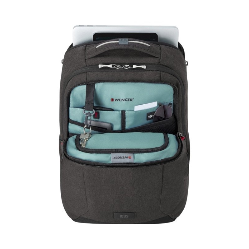 Рюкзак WENGER MX Professional 16”, серый, 100% полиэстер, 33х21х45 см, 21 л