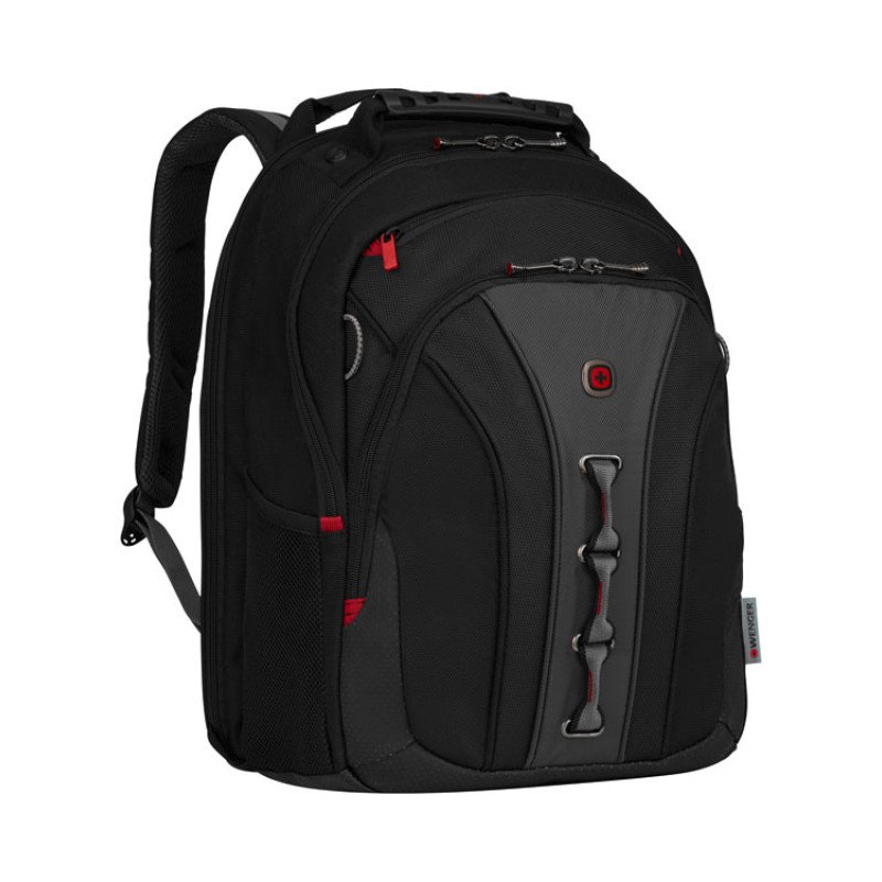 Рюкзак Legacy WENGER 16'', черный/серый, полиэстер/ПВХ, 35 x 25 x 45 см, 21 л