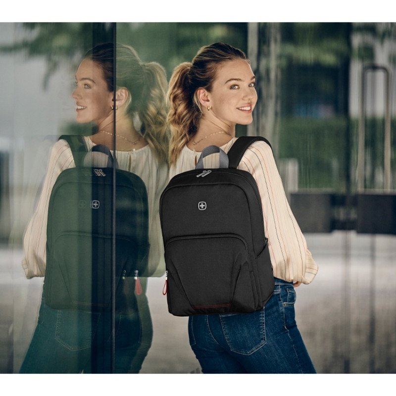 Рюкзак WENGER Motion 15.6", черный, нейлон, 31x17x42 см, 20 л Рюкзак WENGER Motion 15.6", черный, нейлон, 31x17x42 см, 20 л