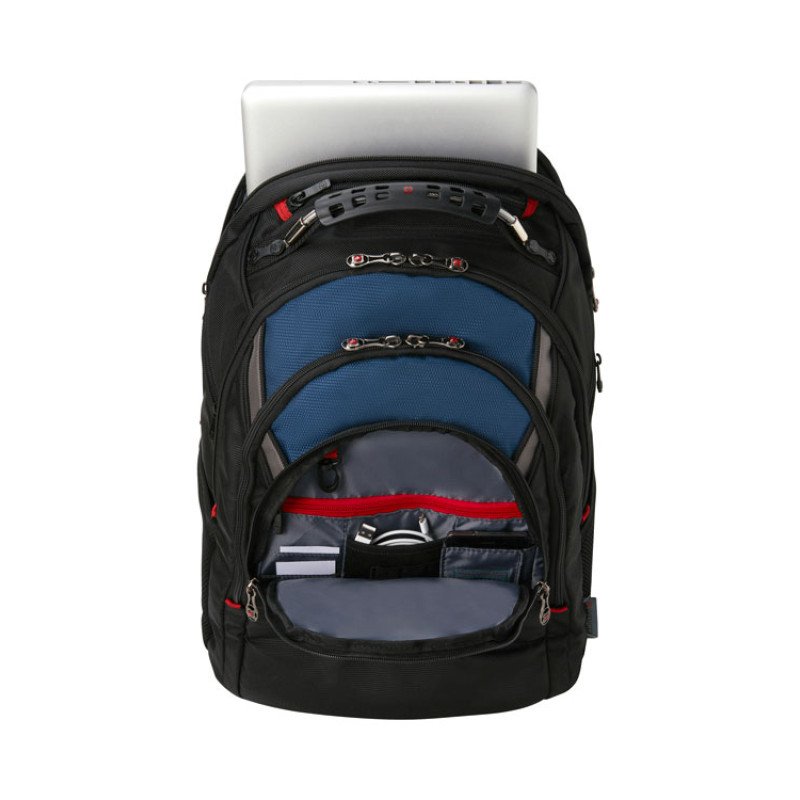 Рюкзак Ibex WENGER 17", черный/синий, полиэстер/ПВХ, 37 x 26 x 47 см, 23 л Рюкзак Ibex WENGER 17", черный/синий, полиэстер/ПВХ, 37 x 26 x 47 см, 23 л