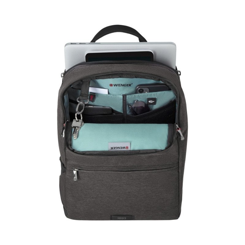 Рюкзак WENGER MX Reload 14", серый, 100% полиэстер, 28х18х42 см, 17 л