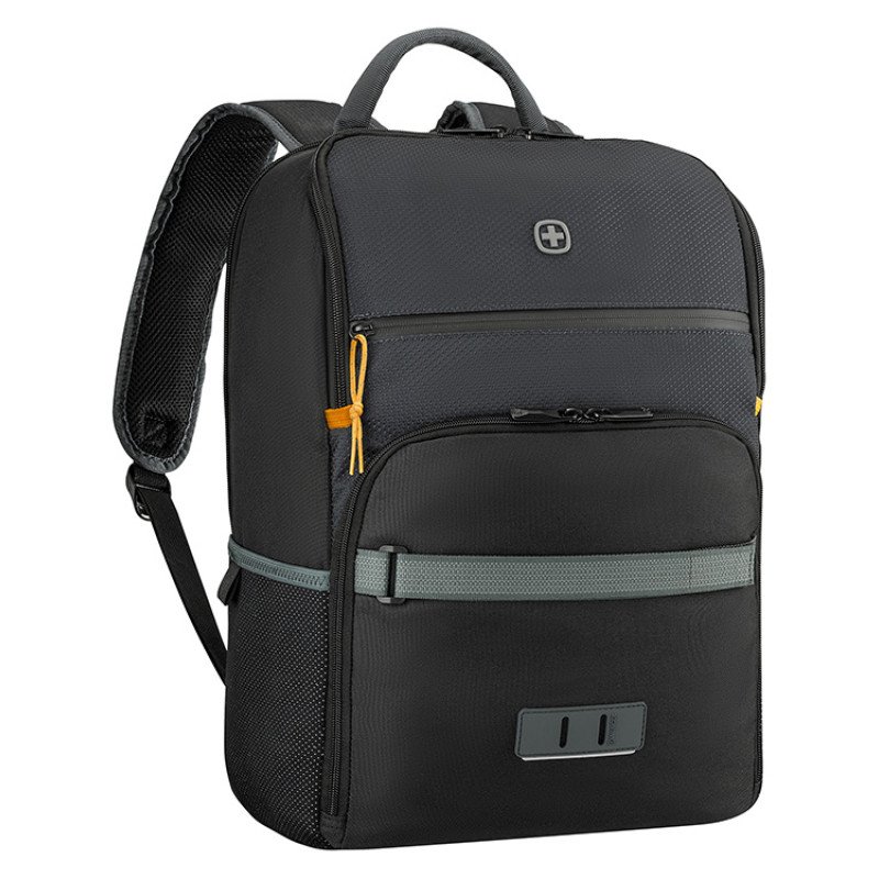 Рюкзак WENGER Move 16", чёрный, переработанный ПЭТ, 33 x 19 x 44 см, 22 л