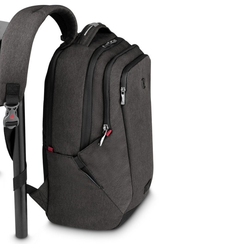 Рюкзак WENGER MX Professional 16”, серый, 100% полиэстер, 33х21х45 см, 21 л