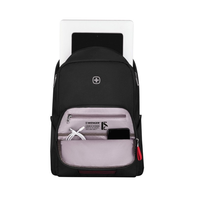 Рюкзак WENGER Motion 15.6", черный, нейлон, 31x17x42 см, 20 л Рюкзак WENGER Motion 15.6", черный, нейлон, 31x17x42 см, 20 л