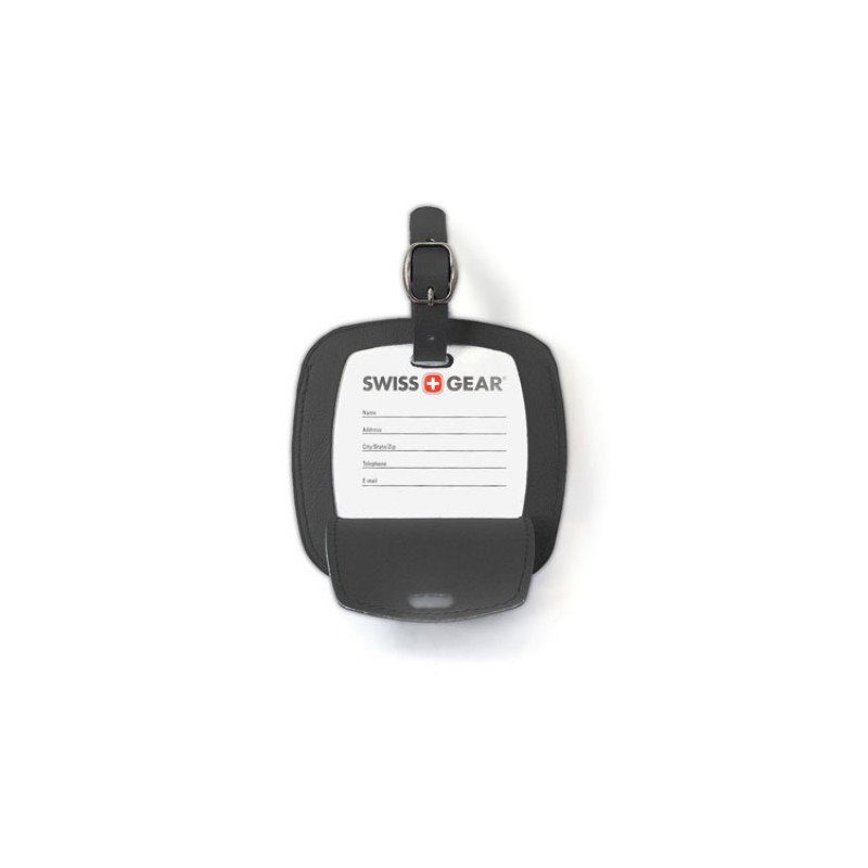 Бирка для багажа SWISSGEAR, ПВХ, 10,5 x 0,4 x 10,5 см, черный Бирка для багажа SWISSGEAR, ПВХ, 10,5 x 0,4 x 10,5 см, черный