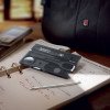 Швейцарская карточка VICTORINOX SwissCard Lite, 13 функций, полупрозрачная чёрная