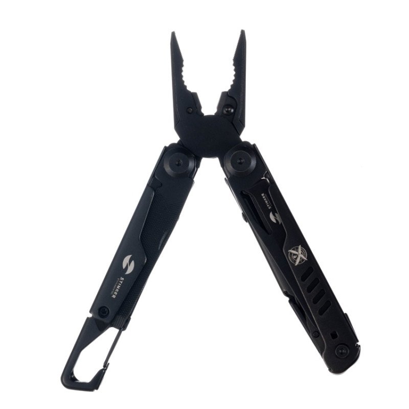 Мультитул Stinger, 115 мм, 14 функций, сталь, черный, в комплекте нейлоновый чехол Мультитул Stinger, 115 мм, 14 функций, сталь, черный, в комплекте нейлоновый чехол