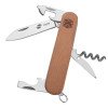 Нож перочинный Stinger, 90 мм, 10 функций, материал рукояти: древесина сапеле