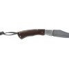 Нож складной Stinger, 92 мм, (серебристый), материал рукояти: сталь/дерево (серебристо-коричневый)