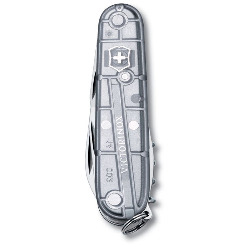 Нож перочинный VICTORINOX Spartan, 91 мм, 12 функций, полупрозрачный серебристый