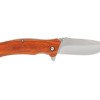 Нож складной Stinger, 110 мм, (серебристый), материал рукояти: дерево/сталь (коричневый)