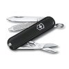 Нож-брелок VICTORINOX Classic SD Colors "Dark Illusion", 58 мм, 7 функций, чёрный