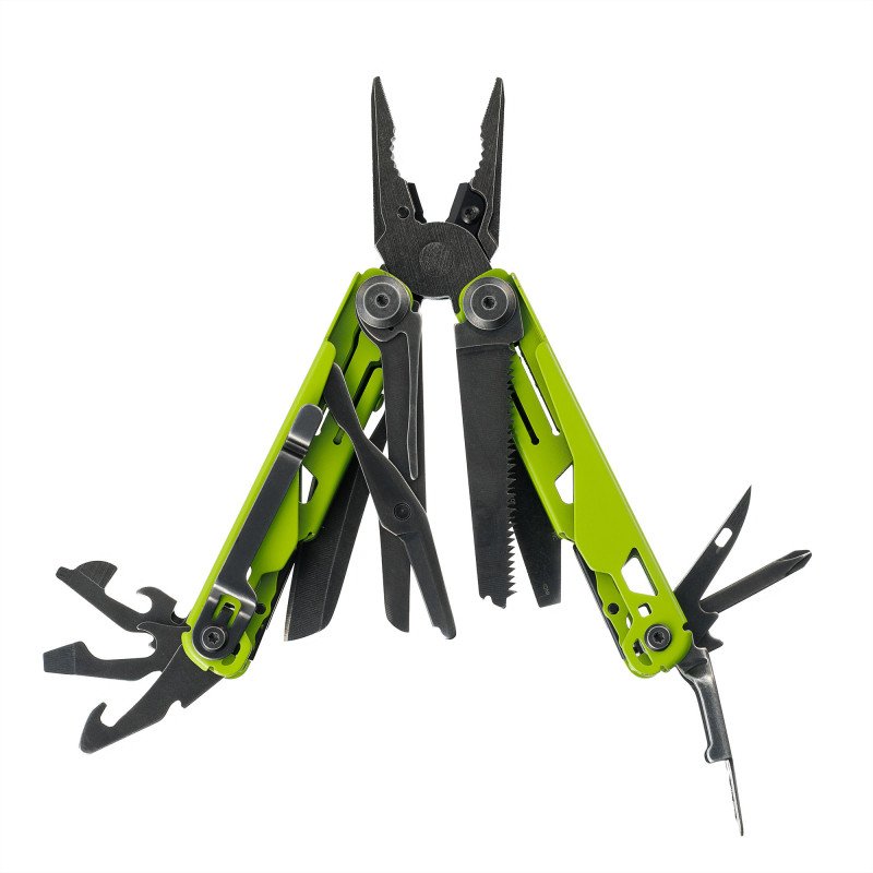 Мультитул Stinger, 107 х 19 мм, 19 функций, сталь, салатовый корпус, стоунвош, в картонной коробке, в комплекте нейлоновый чехол Мультитул Stinger, 107 х 19 мм, 19 функций, сталь, салатовый корпус, стоунвош, в картонной коробке, в комплекте нейлоновый чехол