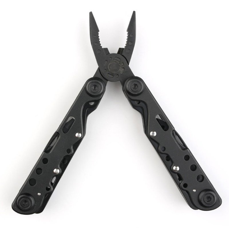 Мультитул Stinger, 105x40 мм, 13 функций, сталь, чёрный, в комплекте нейлоновый чехол Мультитул Stinger, 105x40 мм, 13 функций, сталь, чёрный, в комплекте нейлоновый чехол