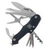 Нож перочинный Stinger, 96 мм, 15 функций, материал рукояти: алюминий (черный)