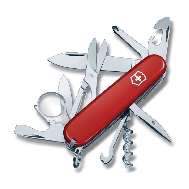 Нож перочинный VICTORINOX Explorer, 91 мм, 16 функций, красный Нож перочинный VICTORINOX Explorer, 91 мм, 16 функций, красный
