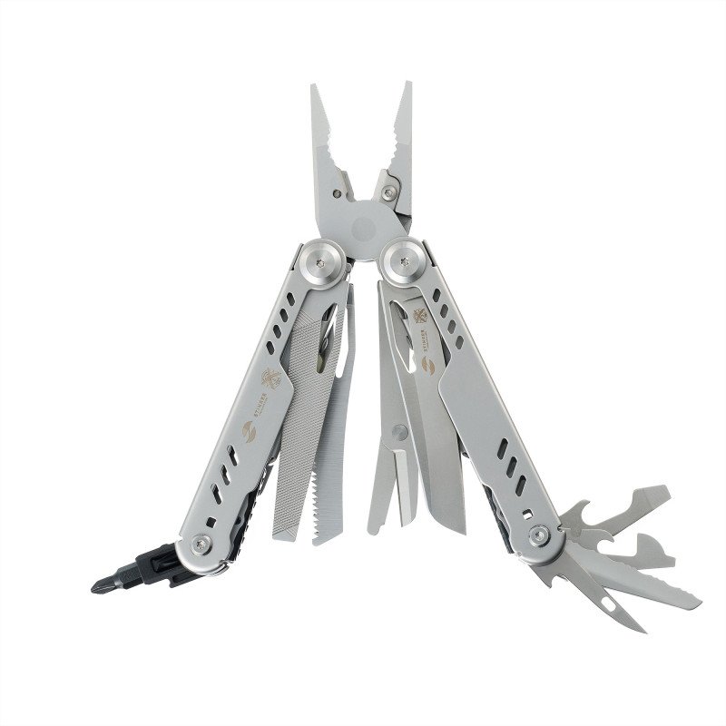 Мультитул Stinger, 110 х 27 мм, 23 функции, сталь, серебристый, в картонной коробке, в комплекте нейлоновый чехол Мультитул Stinger, 110 х 27 мм, 23 функции, сталь, серебристый, в картонной коробке, в комплекте нейлоновый чехол