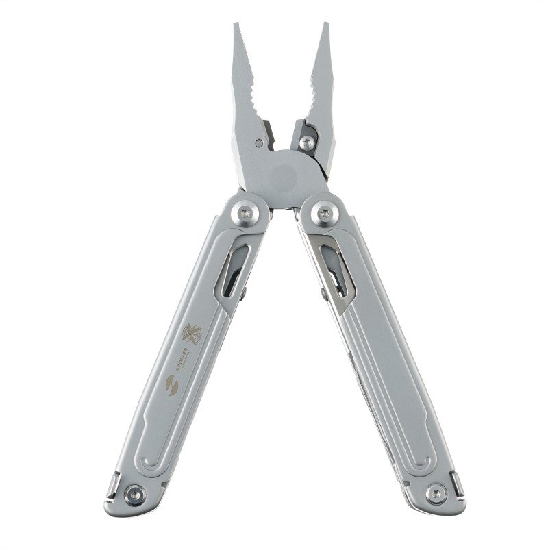 Мультитул Stinger, 113 х 22 мм, 21 функция, сталь, серебристый, в картонной коробке, в комплекте нейлоновый чехол Мультитул Stinger, 113 х 22 мм, 21 функция, сталь, серебристый, в картонной коробке, в комплекте нейлоновый чехол