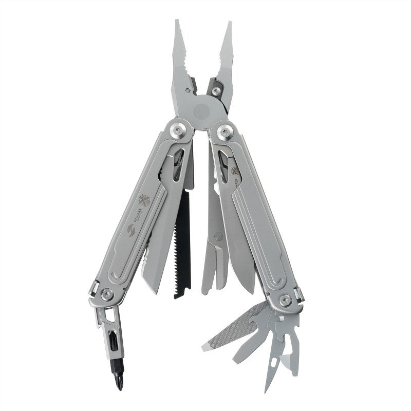 Мультитул Stinger, 113 х 22 мм, 21 функция, сталь, серебристый, в картонной коробке, в комплекте нейлоновый чехол Мультитул Stinger, 113 х 22 мм, 21 функция, сталь, серебристый, в картонной коробке, в комплекте нейлоновый чехол